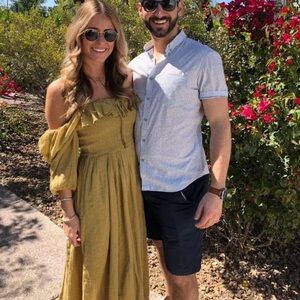 Green Free People Oasis Midi Dress